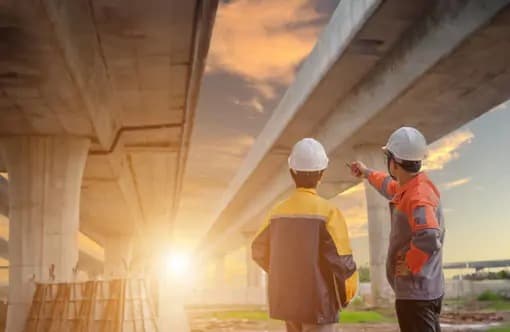 Engineers on site